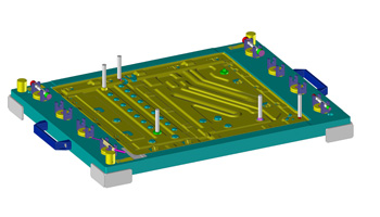 dispositivo de controle projetado em 3D